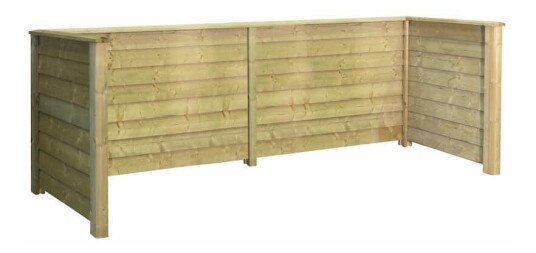 Renovasjonsskjul Klink Profil PLUS 377 x 108 cm Renovasjonsskjul Klink Profil PLUS 377 x 108 cm