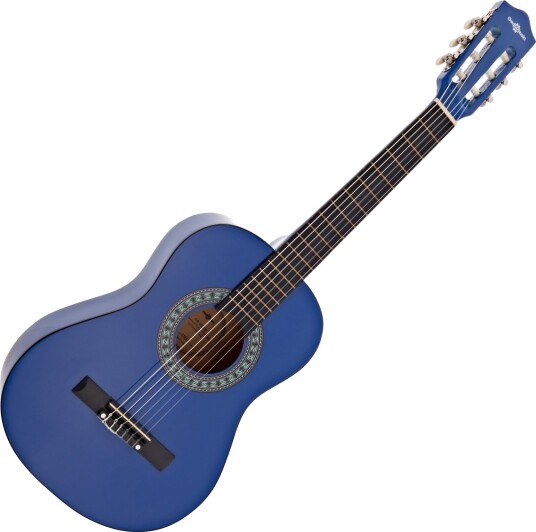 Gear4Music Junior 1/2 Klassisk Gitar Dark Blue