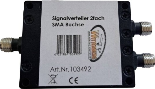 Wittenberg Antennen Signalfordeler 2 Veis Sma Hun 800 2700 Mhz 50 Ohm Wittenberg Antennen Signalfordeler 2 Veis Sma Hun 800 2700 Mhz 50 Ohm