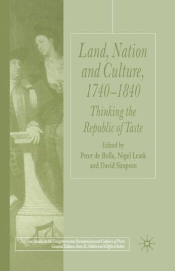 Land Nation and Culture 1740 1840 Land Nation and Culture 1740 1840