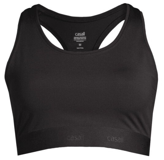 Casall Women's Graphic Sports Bra XS, Black