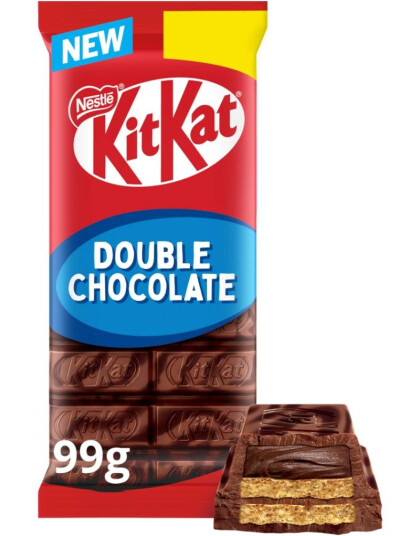 KitKat Double Chocolate Bar   2 Lags Kitkat Sjokolade med Kakaokremfyll 99 gram