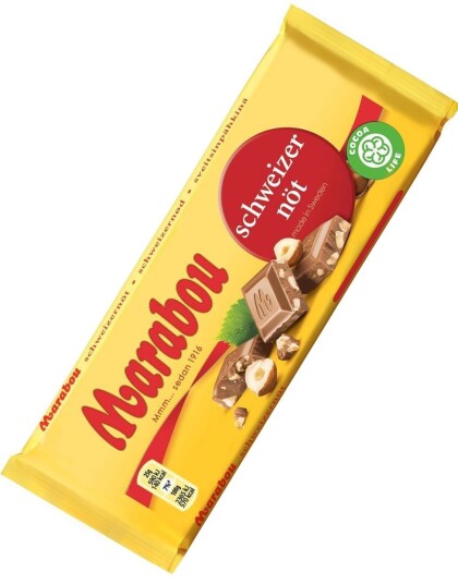 Marabou Sjokoladeplate med Schweizernøtt 100 gram Marabou Sjokoladeplate med Schweizernøtt 100 gram
