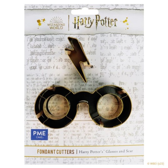 Harry Potter Pepperkakeformer Briller Og Lyn Stor 