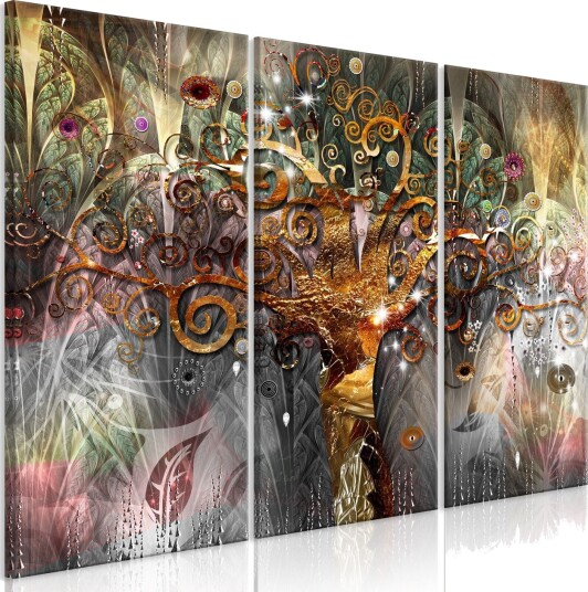 Bilde Golden Tree 3 Parts 90x60 Artgeist sp. z o. o.