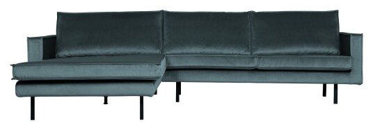 BePureHome Rodeo 3-seter. Sofa m/Venstrevendt sjese - Teal Velur