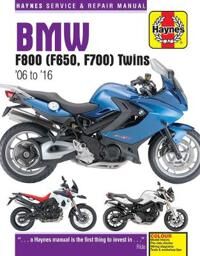 Bmw F650, F700 & F800 Twins (06-16) Haynes Repair Manual Av Phil Mather