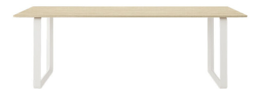 Muuto 70/70 spisebord 225 x 90 cm Solid oak-White