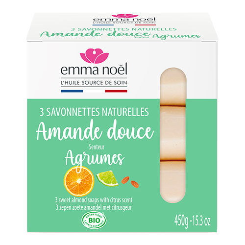 Emma Nöel Mandel såpe 3 x 150gr. Emma Noel  450g