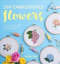 200 Embroidered Flowers Av Kristen Gula