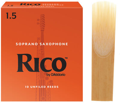 Daddario Woodwinds Rico Soprano Sax 1,5