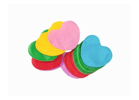 Tcm Fx Slowfall Konfetti Hjerter 55x55mm, Rød, 1kg Tcm Fx Slowfall Konfetti Hjerter 55x55mm, Rød, 1kg