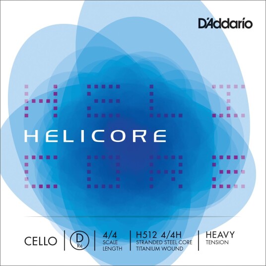 D'Addario H512 4/4h Cello String Helicore D-Titanium 34.2
