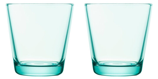 Iittala Kartio Glass 21 cl 2-pk Vanngrønn