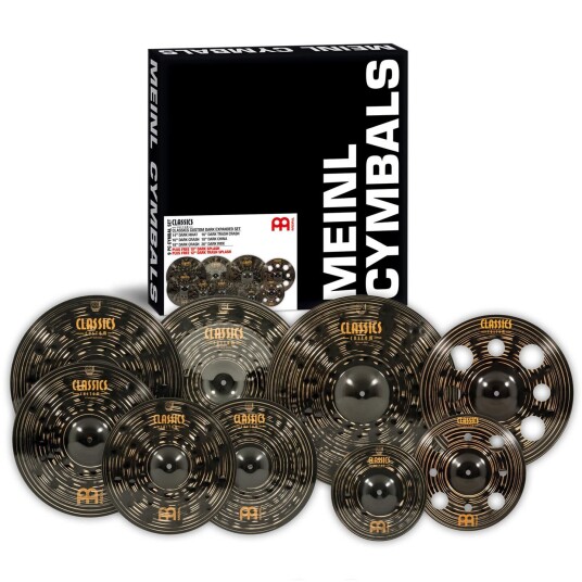 Meinl Cymbals Ccd-Es1 Classics Custom Dark 8 Pcs Cymbal-Set