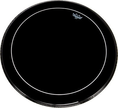 Remo 26"" Pinstripe Ebony Bass Drum Schlagfell