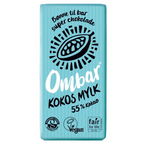 Ombar Kokos Mylk Bar 35gram 1 Bare Ombar Kokos Mylk Bar 35gram 1 Bare