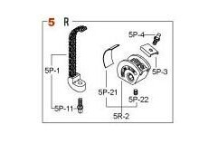 Tama Hp-9-53 Chain Assembly W/screw