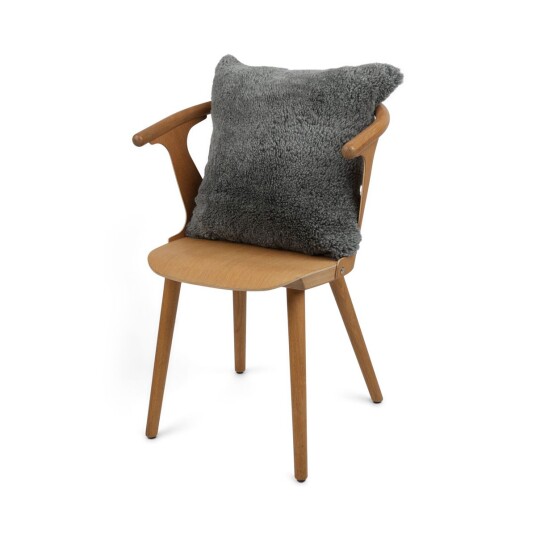 Warm & Comfy Saueskinnpute Korthåret New Zealand 50x50 cm Scandinavia Lysegrå