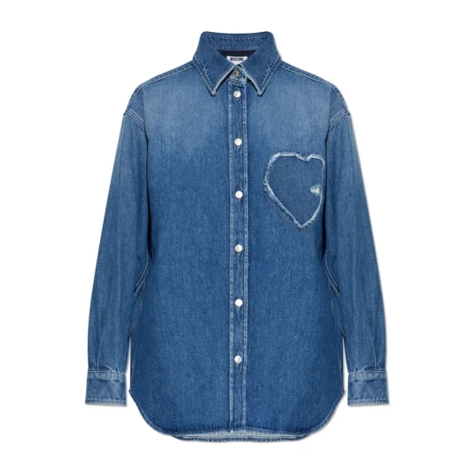 Moschino Dame Bluser & Skjorter Blå XS, Moschino Dame Bluser & Skjorter Blå XS,