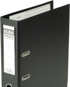 Elba Rado Plast A4 Sort 500 Ark 80 Mm 1 Stykker Elba Rado Plast A4 Sort 500 Ark 80 Mm 1 Stykker