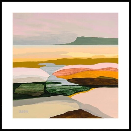 Bohemian Sky Poster Plakat / 30x30cm