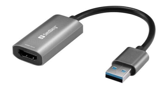 Sandberg HDMI til USB Adapter 1080p Grå