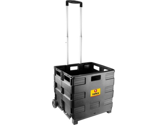 Topex Transportvogn Transportvogn Sammenleggbar Boks Bæreevne 35 Kg Topex Transportvogn Transportvogn Sammenleggbar Boks Bæreevne 35 Kg