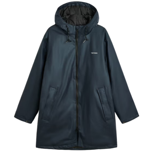 Tretorn Wings Padded Raincoat Unisex Navy Blaze Navy Blaze S Tretorn Wings Padded Raincoat Unisex Navy Blaze Navy Blaze S
