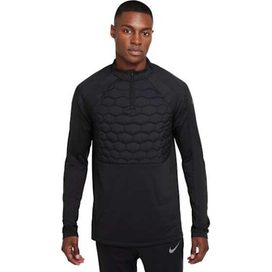 Nike Therma FIT Strike Drill Top Herre Black/Reflective Silver XL Nike Therma FIT Strike Drill Top Herre Black/Reflective Silver XL
