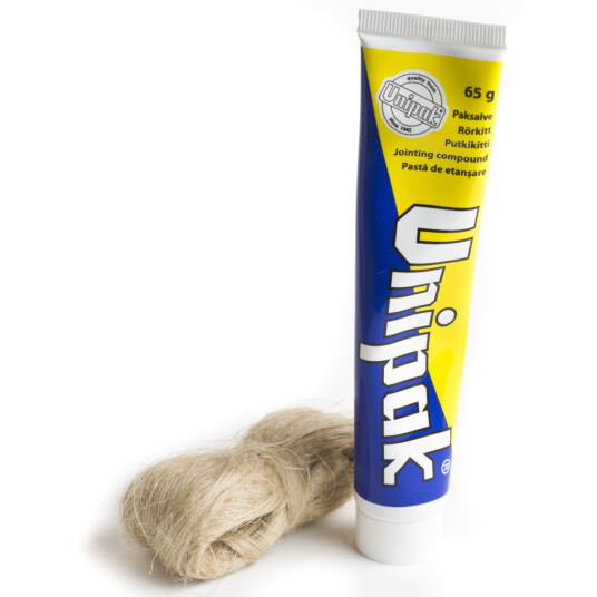 UNIPAK Tetningssett for Vann og Varme - 65g med Garn