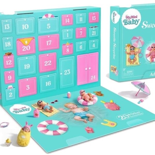 Mini adventsdagbok blindboks 24 dager julekalender med overraskende mini journalrekvisita samleobjekt ferie blindboks gave til barn