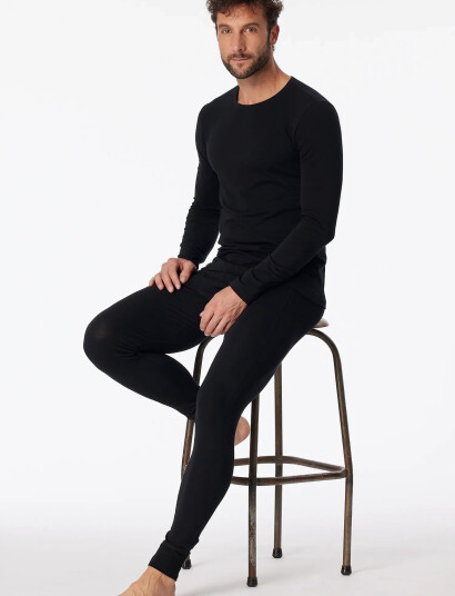 Schiesser Shirt 1/1 - Black - XXL