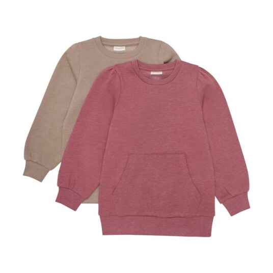 Minymo Sweat Shirt Girl (2-Pack) Brown 122