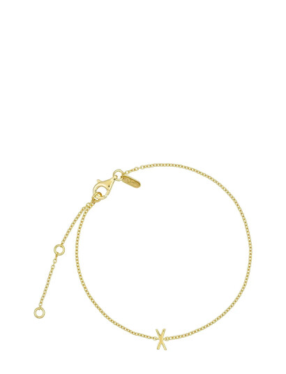 DESIGN LETTERS Archetype Bracelet A Z Gold Plated |Guld |L:21 cm DESIGN LETTERS Archetype Bracelet A Z Gold Plated |Guld |L:21 cm