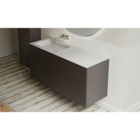 Copenhagen Bath Rungsted Servantskap 120 120x45x54,5 cm med servant Røkt Eik