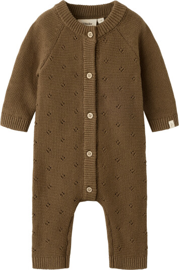 Lil"Atelier Nbnlaguna Ls Knit Suit Lil   Brown   62