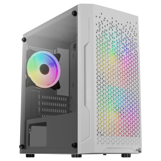 Aerocool Trinity Mini Mini Tower Hvit Aerocool Trinity Mini Mini Tower Hvit