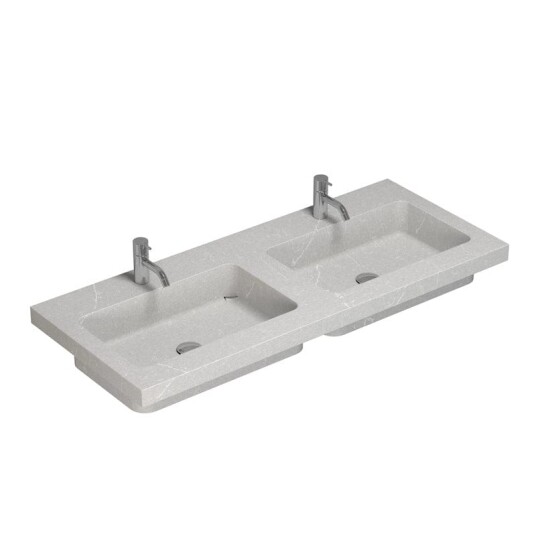 Dansani Calidris Unique Silestone Servant Måltilpasset Desert Silver / 180cm Dobbel