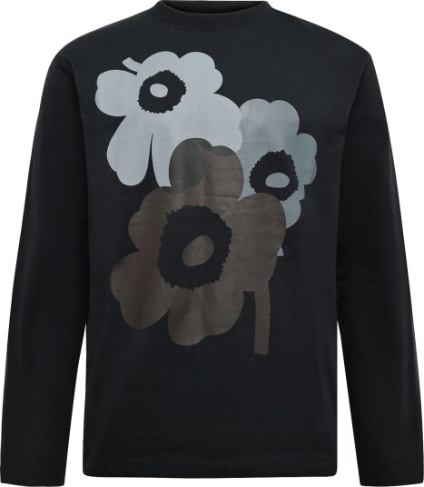 Marimekko Biitti Unikko Placement BLACK GREY DARK BROWN XXS