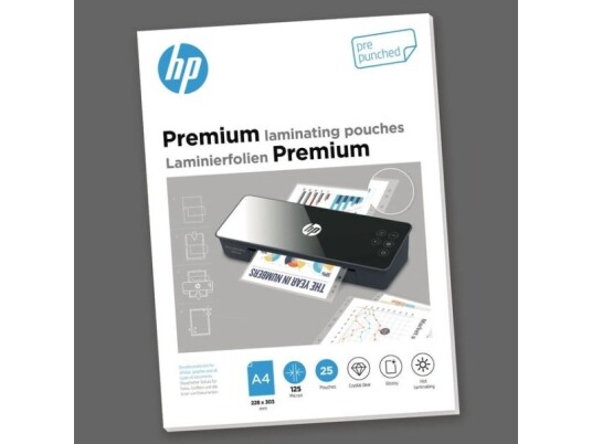Hp Premium 125 Micron 25 Pack Glanset 228 X 303 Mm Lamineringsposer 9122 Hp Premium 125 Micron 25 Pack Glanset 228 X 303 Mm Lamineringsposer 9122