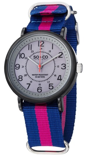 So & Co New York Herreklokke 5002A.3 SoHo Hvit/Stål Ø40 mm