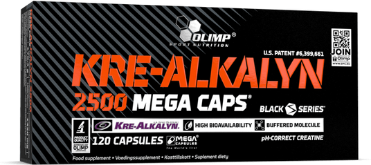 OLIMP SPORTS NUTRITION Olimp Kre-Alkalyn® 2500 Mega Caps® - 120 kapsler OLIMP SPORTS NUTRITION Olimp Kre-Alkalyn® 2500 Mega Caps® - 120 kapsler