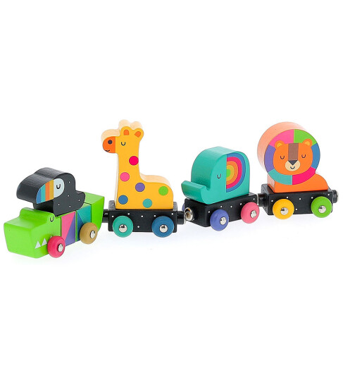 Vilac Train With Animals By Andy Westface - Multi/patterned - ONE SIZE