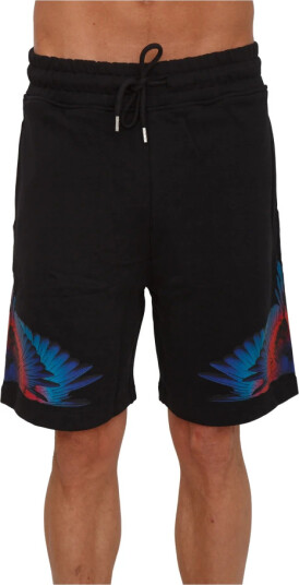 Marcelo Burlon Herre Shorts Svart S, Marcelo Burlon Herre Shorts Svart S,