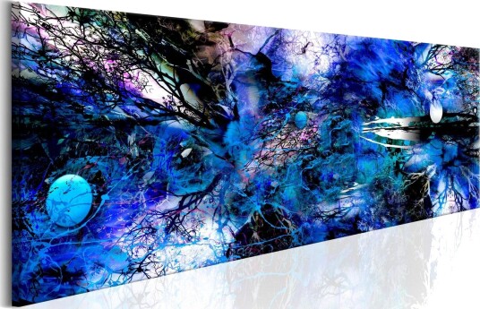 Bilde Blue Artistic Chaos 135x45 Artgeist sp. z o. o.