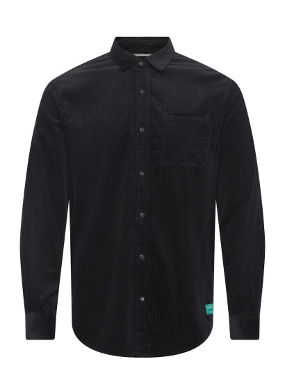 Scotch & Soda Regular-Fit Corduroy Shirt - Black - 33-34 Scotch & Soda Regular-Fit Corduroy Shirt - Black - 33-34