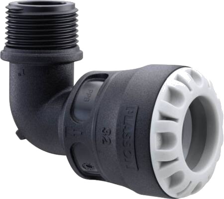 Plastline Push-In Vinkel Np 32 X 1"