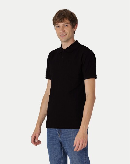 Neutral Organic Mens Classic Polo Svart