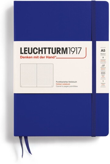 Leuchtturm1917 Notebook Dotted A5 Softcover Ink